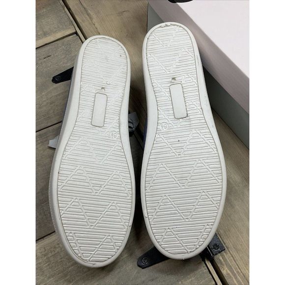 So Edenn Women's Moc Toe Slip-On Sneakers Blue White US 6.5 Chambray - Picture 8 of 10